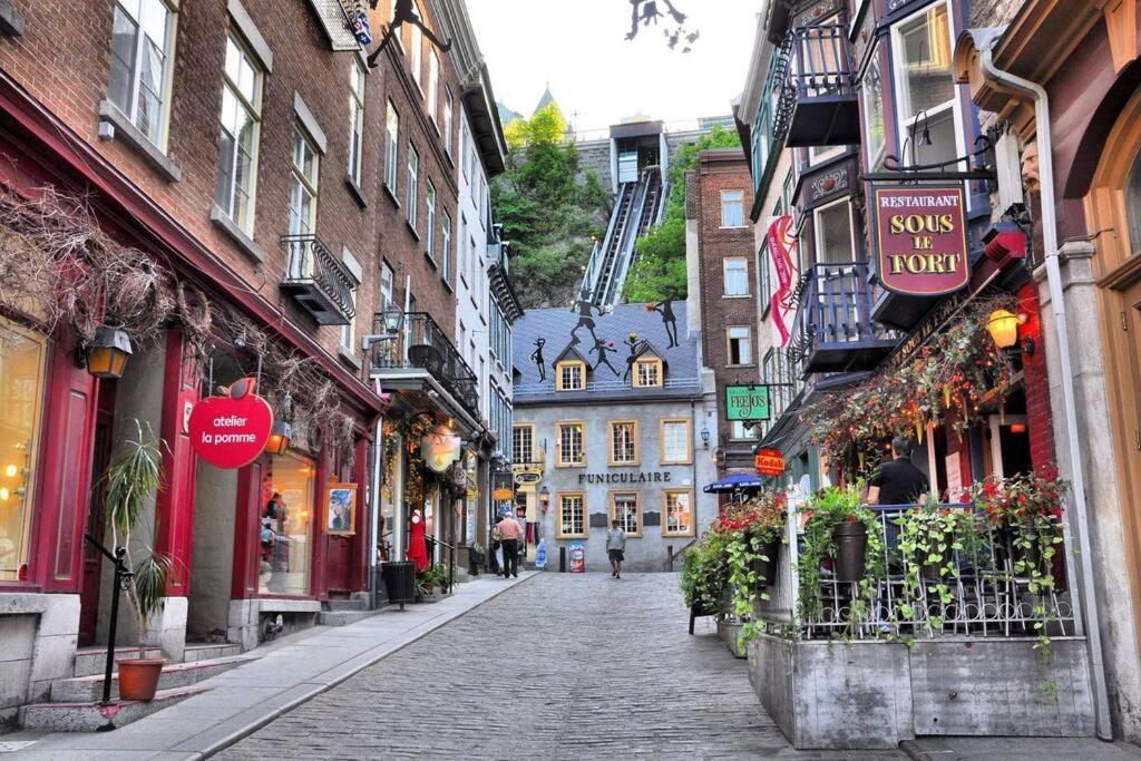 Penthouse With Free Indoor Parking Downtown Apartment Quebec City Luaran gambar